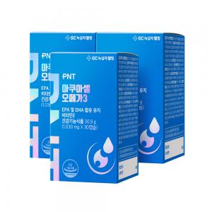 PNT 아쿠아셀 오메가3 30캡슐 3박스 (3개월)